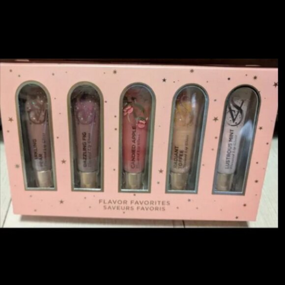 New Boxed Victoria's Secret Flavor Favorites Lip Gloss * Box of 5 - Picture 1 of 1
